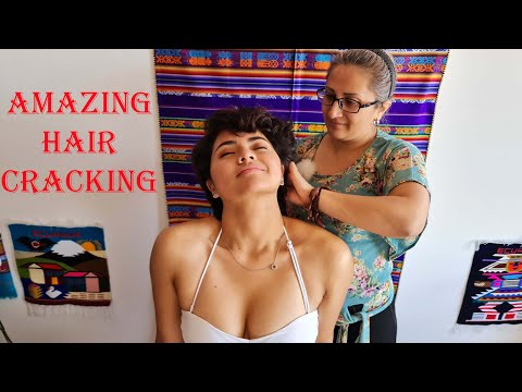 AMAZING & SPECIAL 26 MINUTES OF  HAIR CRACKING BY ROSITA MARIA (SACAR SOLES ) ASMR ON LINE