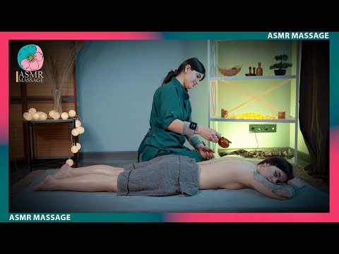 ASMR Back Massage by Sabina (Compilation)