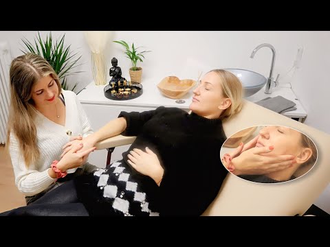 Real Person ASMR: Spa Day for Sleep & Tingles 🍁 Face Massage, Hand Care, Nail Art (Doonails) deutsch
