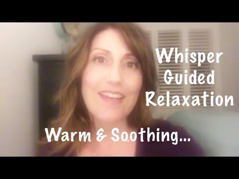 ASMR Guided Whisper Relaxation: Cozy Room with Soothing Crackling Fire