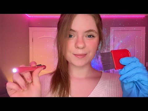ASMR TINGLY LICE CHECK & PERSONAL ATTENTION / SCALP MASSAGE!