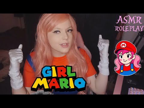 ASMR Roleplay | Mario Saves You (soft spoken, glove sounds & trippy vibes)