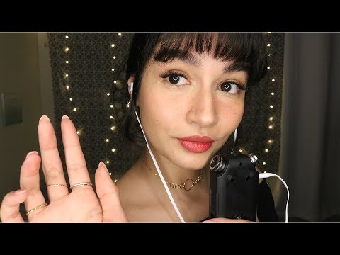 ASMR Tingly Tascam Mouth Sounds (Breathy, Tktk, Tapping, Hand Movements)