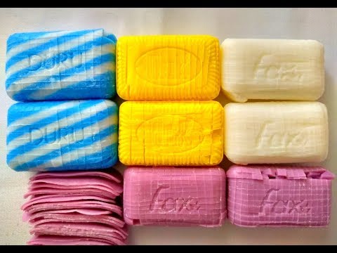 Satisfying soap crunching and cubes ASMR/ Dry soap cutting ASMR/ Relaxing soap crushing /no talking