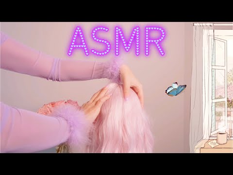 ASMR Playing with your Hair & Head Massage Personal Attention (no Talking) Aesthetically Satisfying