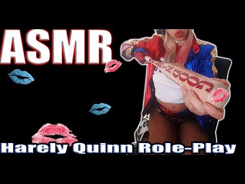 {ASMR} Harley Quinn Role-Play| Gum chewing | Tapping | whispering