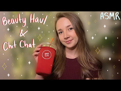 ASMR New Beauty Items + Chit-Chat Whisper Ramble (Update on new things)✨💙