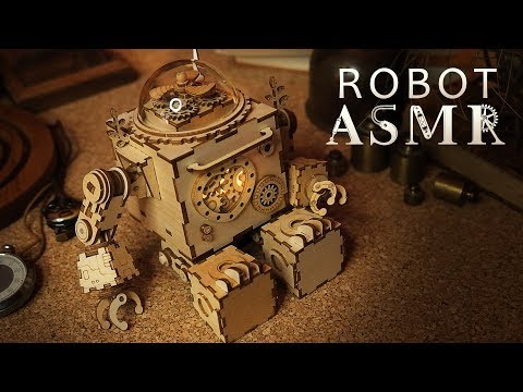 ASMR ROBOT 🤖 Steampunk Tingle Bot & Other Satisfying Triggers for Sleep & Relaxation