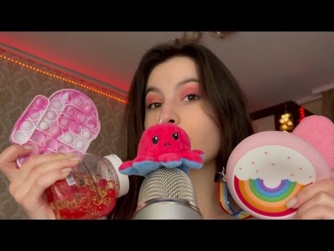 💗 Asmr 100 PINK triggers in 1 min 💗