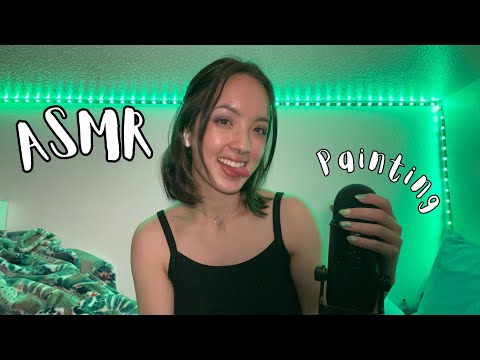 ASMR | artist brushes your face (camera/mic brushing + personal attention)
