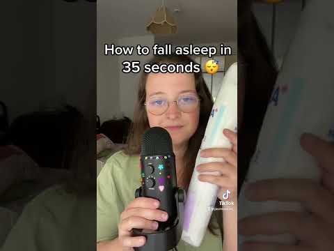 How to fall asleep in 35 seconds 😴 #shorts #shortsvideo #asmr