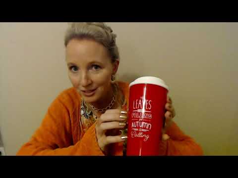 ASMR | Autumn Mug Tapping / Show & Tell (Whisper)