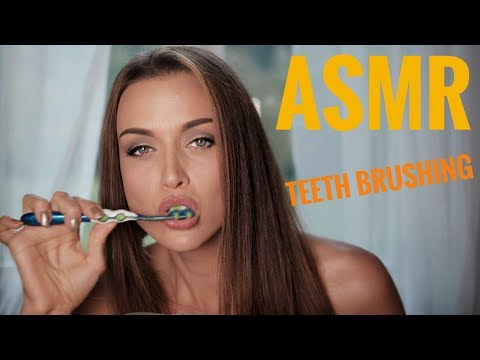 ASMR Gina Carla 👄 Teeth Brushing Sounds!