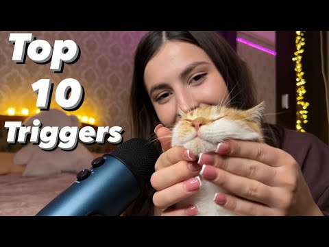 Asmr TOP 10 MOST RELAXING TRIGGERS in 10 minutes (99.999% sleep) ASMR FOR SLEEP AND RELAX