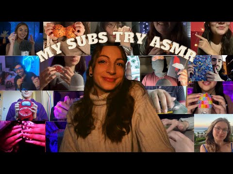 My Subscribers Do ASMR (you guys are absolutely amazing omg)💗