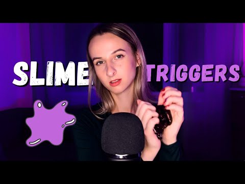 4K ASMR | Slime Triggers (No Talking)