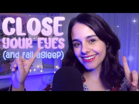 ASMR Follow my instructions ✨EYES CLOSED✨Ear to ear  simple tests to FALL ASLEEP