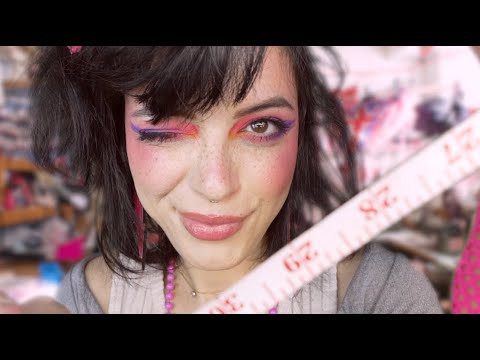 ASMR | 80s Seamstress Bestie Takes Your Measurements (Sassy, Accent)