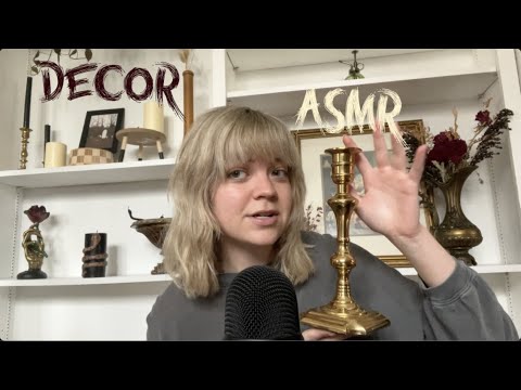 Welcome to the new house! 🥀 Asmr decor show & tell and ramble  🖤