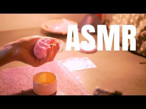 ASMR - Dors... pendant que je fabrique une boîte crépitante (sticky, crackeling sounds)
