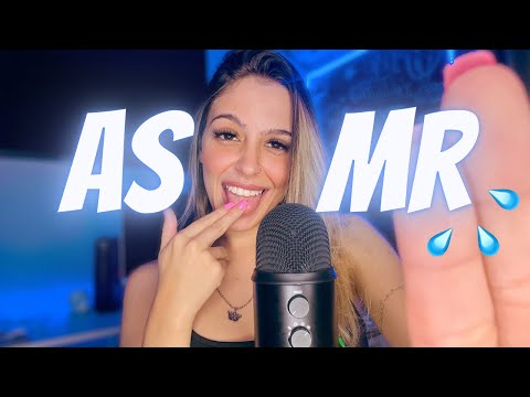 ASMR SPIT PAINTING YOU 💧 mouth sounds