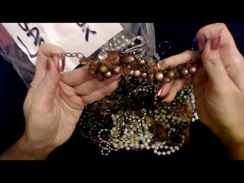 ASMR | Jewelry Grab Bag Haul Part II (Whisper)