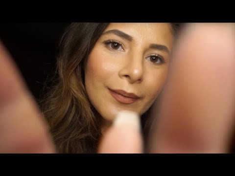 ASMR Personal Attention Triggers ♡ (Face Brushing, Hair Clipping, Mascara & More)