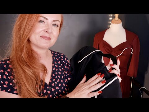 ASMR Dress Shop 👗 Fabrics, Show and Tell, Hangers, Soft Spoken