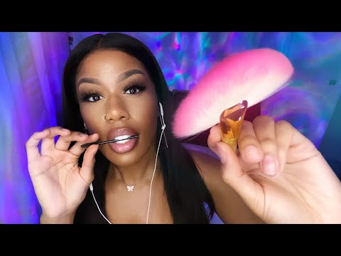Doing Your Makeup for the Date of Your Dreams 🥰 w/ Spoolie Nibbling ASMR (Roleplay)