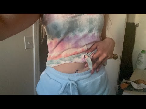 ASMR fabric shorts & shirt scratching + skin scratching + personal attention!