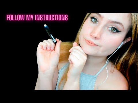 ASMR - LET ME DISTRACT YOU FROM YOUR ANXIETY - Follow my instructions to help you calm down