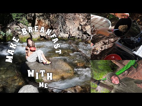 ASMR Make Breakfast With Me (Camping Edition) 🌲