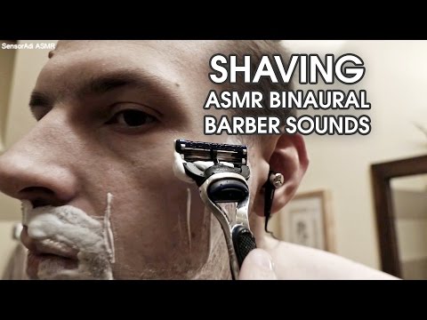 Face Shaving Pure Binaural Barber Sounds ASMR