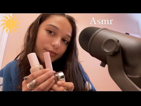 ASMR Makeup collection (tapping, mic brushing, and lid sounds)
