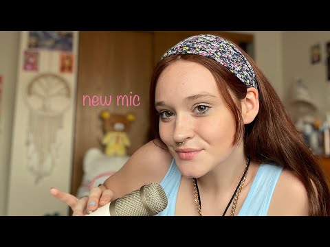 ASMR New Mic Test and Up close Intense Whispers