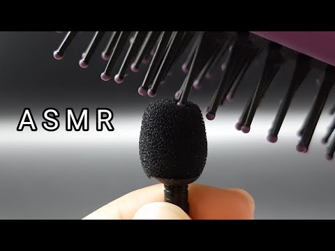 ASMR - Scratching Microphone by Hair Brush - ASMR Scratching Mic (No Talking Videos)