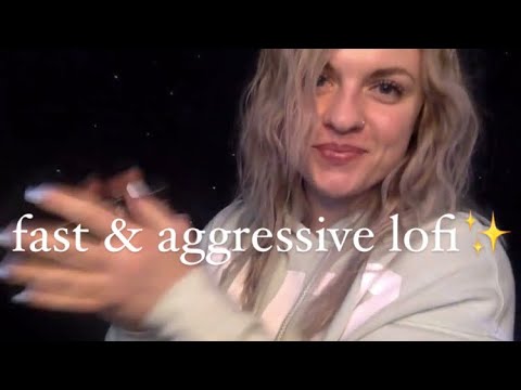 Fast & Aggressive ASMR w/Different Lofi Audios Random Triggers ft. Special Guest✨🌿 Camera Tapping