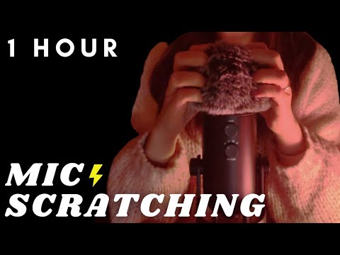 ASMR - [ 1 HOUR ] FAST AGGRESSIVE SCRATCHING massage | FLUFFY cover  INTENSE Sounds | Full NO TALK