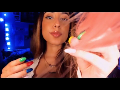 ASMR Gently Playing With Your Hair! (For Sleep)(Personal Attention)