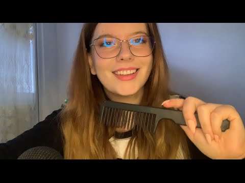 ASMR | Let Me Pamper You For Sleep♥️💋 😴 🛌 💤 Brushing Hair | Wiping | Plucking and Cleaning 🧽