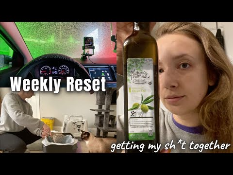 ASMR| RESET WITH ME💖✨ productive day, cleaning, car wash, self-care ✨💖
