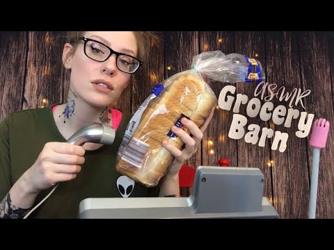 ASMR GROCERY STORE ROLEPLAY | Apathetic Cashier Scans Your Groceries