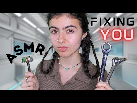 ASMR || fixing you (you're a cyborg)