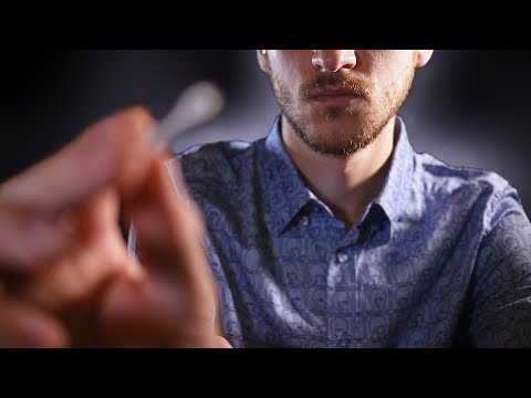 Rainy Ear Cleaning, Scratching, massage with English/Slovak whispering ASMR