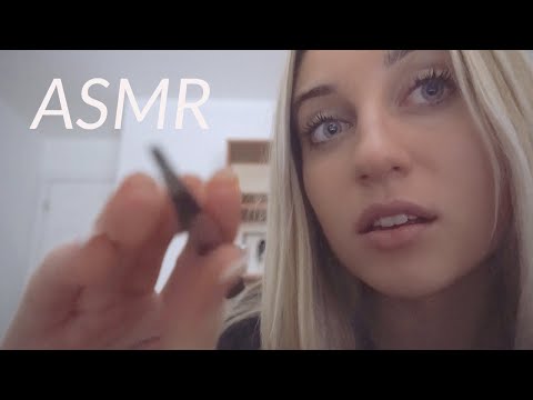 ASMR Doing YOUR Eyebrows // Role Play // Up-Close