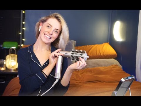 [ASMR] Super relaxing hair dry | Drying hair in PJ's | Nighttime ASMR