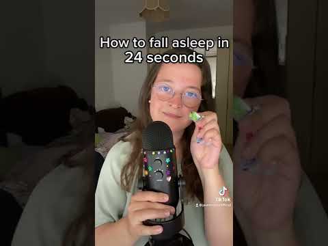 How to fall asleep in 24 seconds 😴 #shorts #shortsvideo #asmr