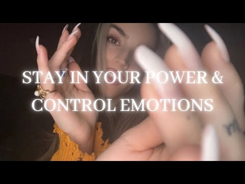 Reiki ASMR | Stay In Your Power & Control Emotions | hand movements, aura cleanse, soft spoken
