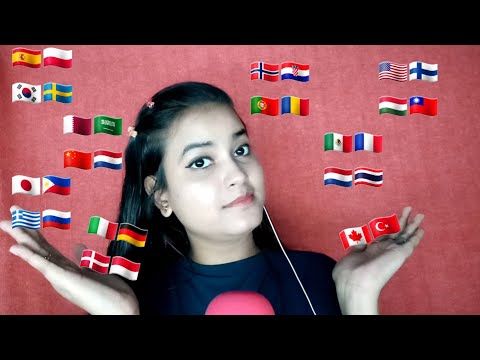 ASMR *Tickle Tickle* in 30 Different Languages
