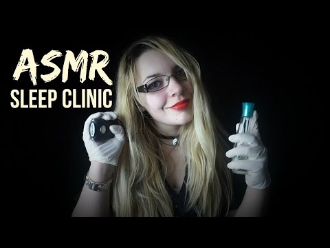 ASMR Sleep Clinic Roleplay | Personal Attention, Ear Cleaning, Inaudible Whispering [Binaural]